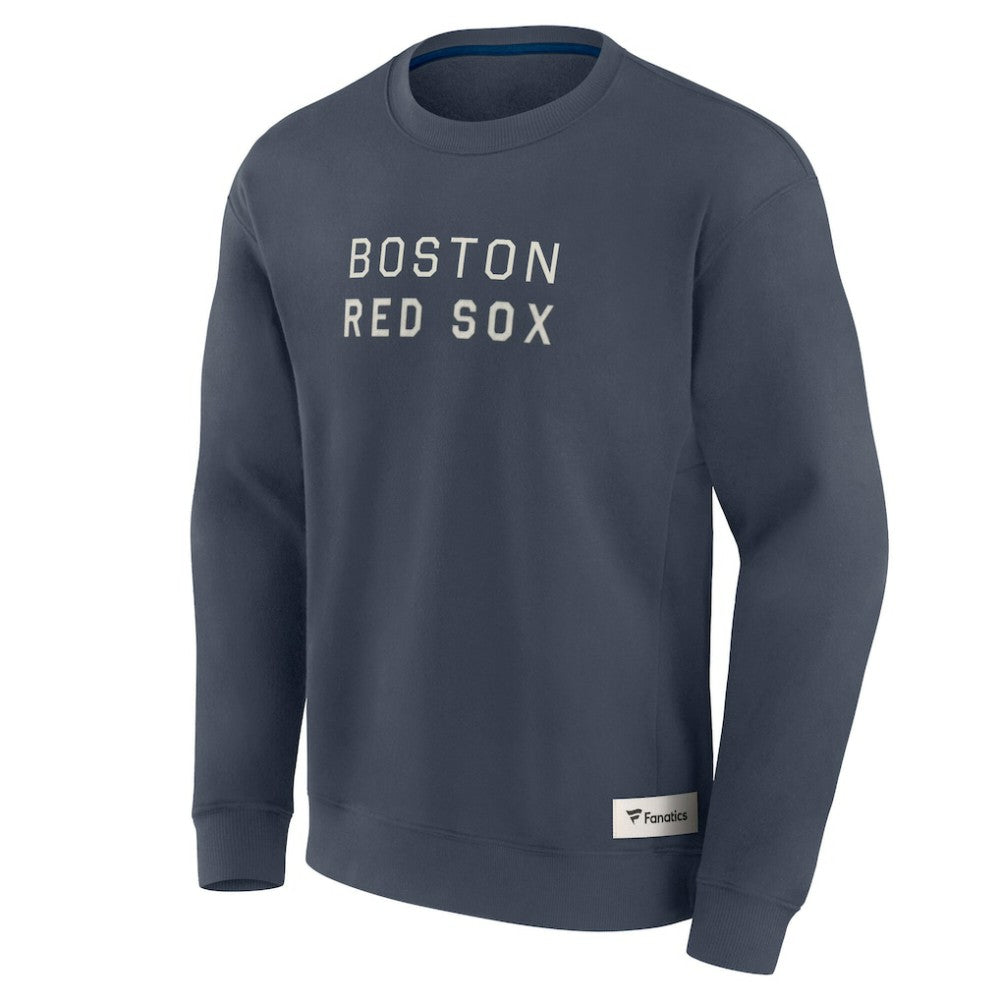Boston Red Sox Elements Future Ground Lettering Pullover Sweatshirt Blue