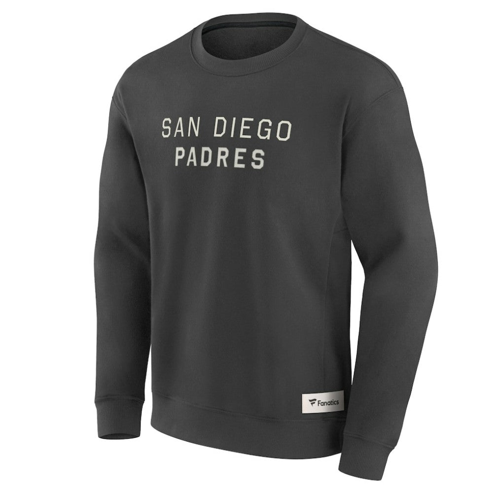 San Diego Padres Elements Future Ground Lettering Pullover Sweatshirt Charcoal