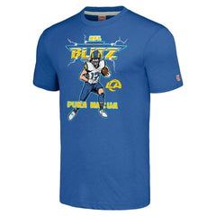 Puka Nacua Los Angeles Rams Homage Unisex NFL Blitz Player Tri-Blend T-Shirt - Royal cheap