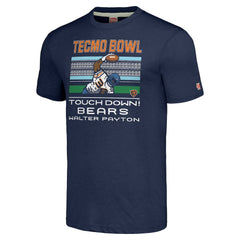 Walter Payton Chicago Bears Homage Unisex Tecmo Bowl Retired Player Graphic Tri-Blend T-Shirt - Navy outlet