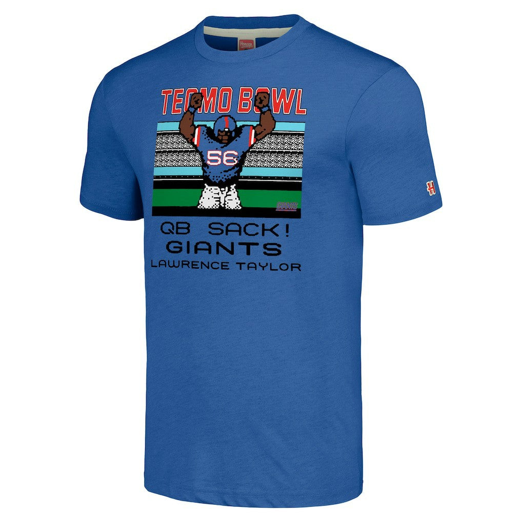 Lawrence Taylor New York Giants Homage Unisex Tecmo Bowl Retired Player Graphic Tri-Blend T-Shirt - Royal online