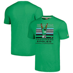 Randall Cunningham Philadelphia Eagles Homage Unisex Tecmo Bowl Retired Player Graphic Tri-Blend T-Shirt - Kelly Green for sale