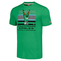 Randall Cunningham Philadelphia Eagles Homage Unisex Tecmo Bowl Retired Player Graphic Tri-Blend T-Shirt - Kelly Green for sale