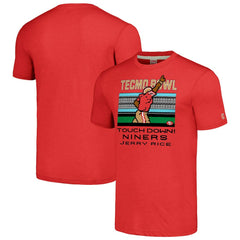 Jerry Rice San Francisco 49ers Homage Unisex Tecmo Bowl Retired Player Graphic Tri-Blend T-Shirt - Scarlet online