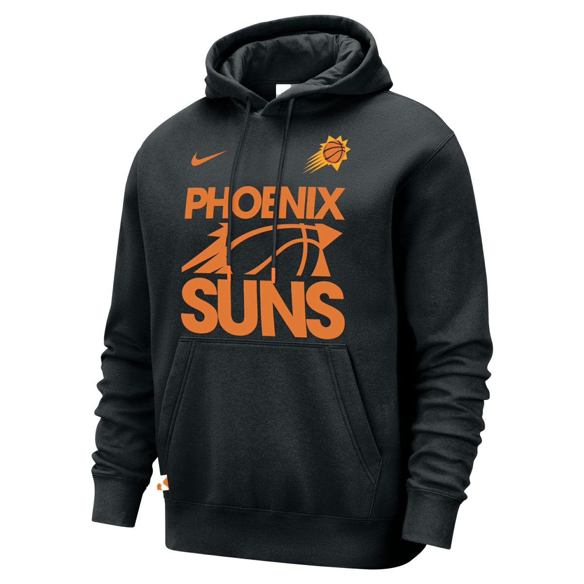 Phoenix Suns Courtside Club Pullover Hoodie - Black for sale