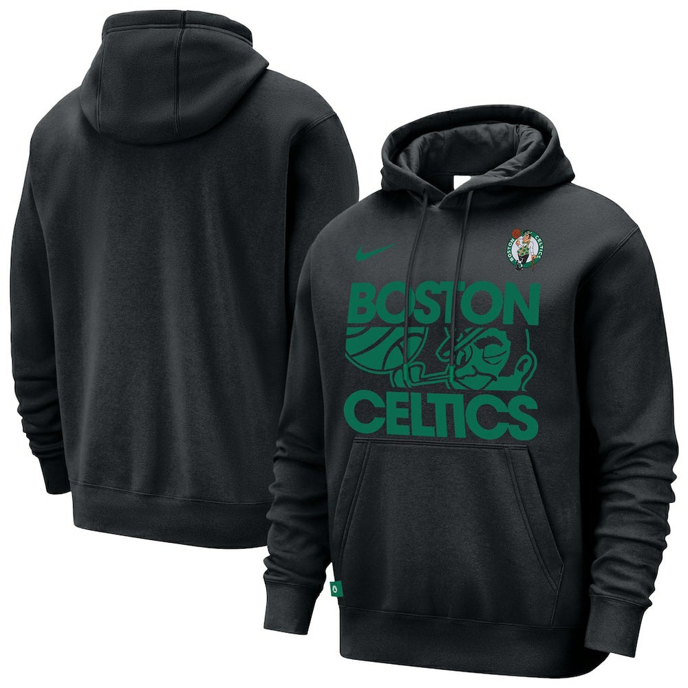 Boston Celtics Courtside Club Pullover Hoodie - Black cheap