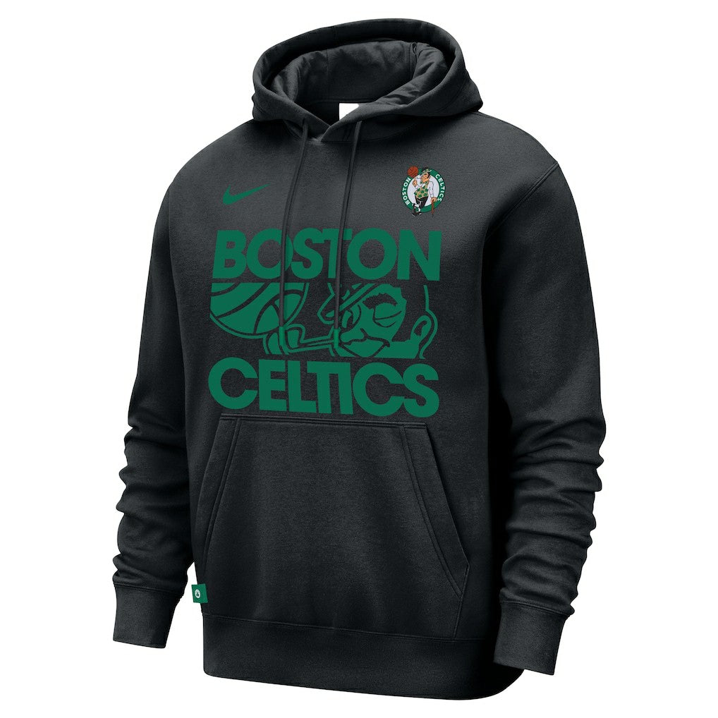 Boston Celtics Courtside Club Pullover Hoodie - Black cheap