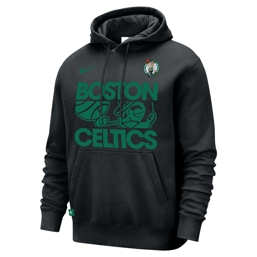 Boston Celtics Courtside Club Pullover Hoodie - Black cheap