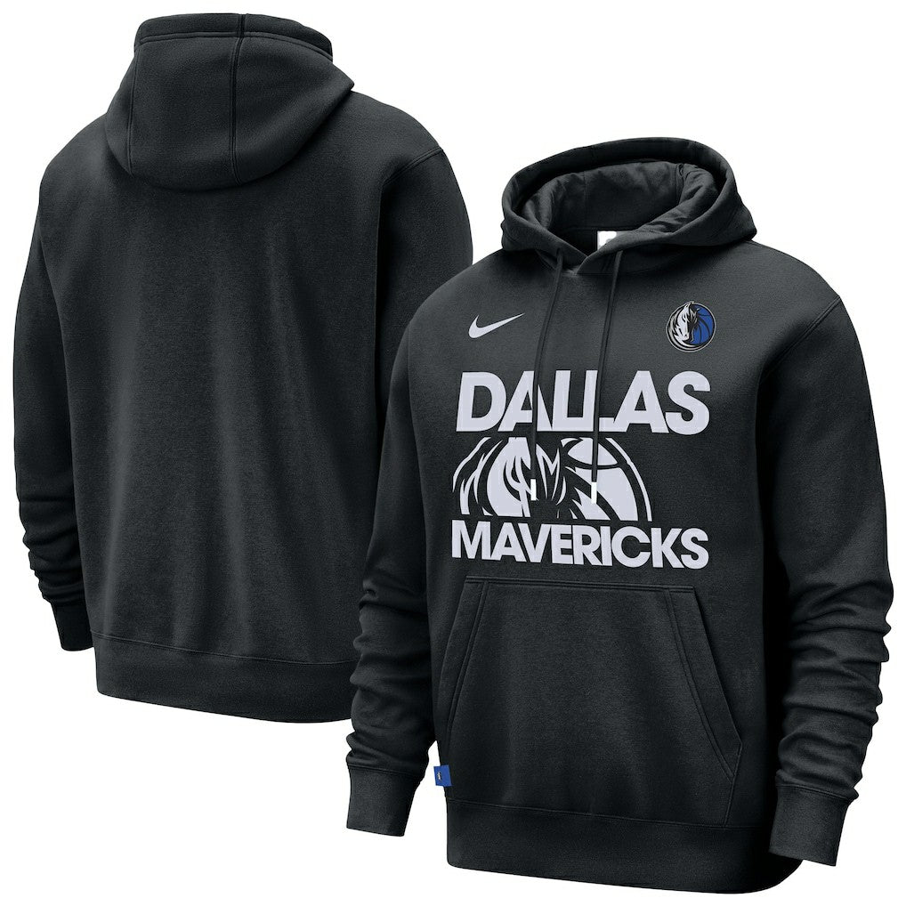 Dallas Mavericks Courtside Club Pullover Hoodie sale - Black outlet