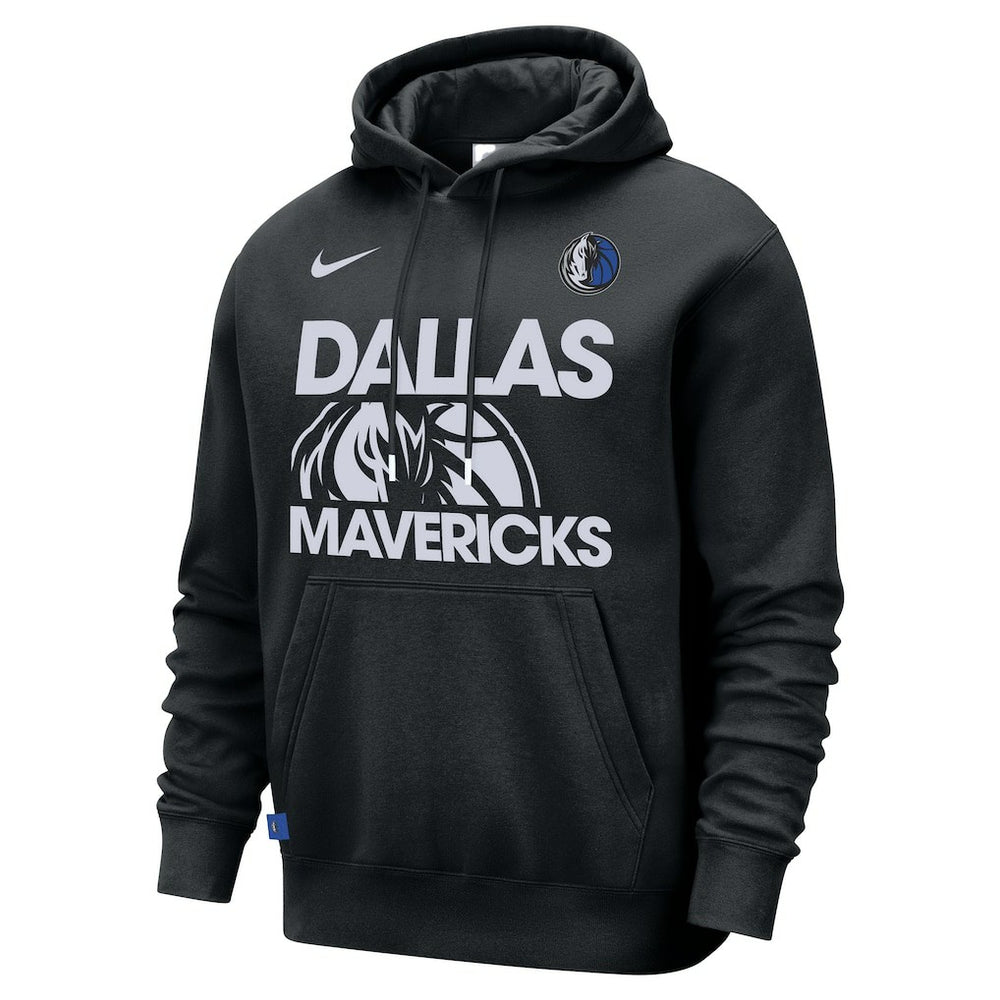 Dallas Mavericks Courtside Club Pullover Hoodie sale - Black outlet