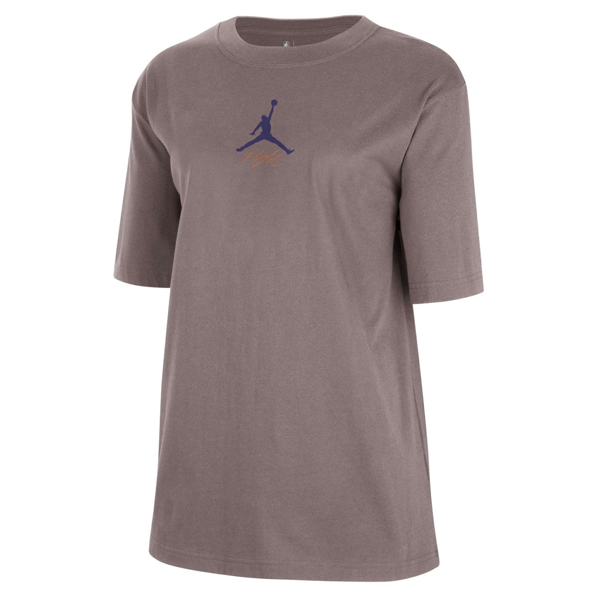 Phoenix Suns Jordan Brand Women's Courtside Statement Edition Boyfriend T-Shirt - Charcoal discount