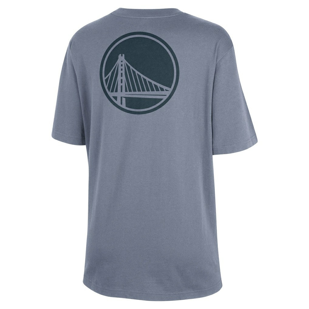 Golden State Warriors Jordan Brand Women's Courtside Statement Edition Boyfriend T-Shirt sale - Ash on sale