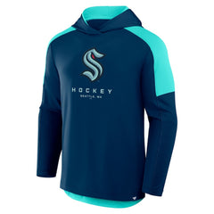 Seattle Kraken Fanatics Meta Game Transitional Pullover Hoodie - Deep Sea Blue Hoodies