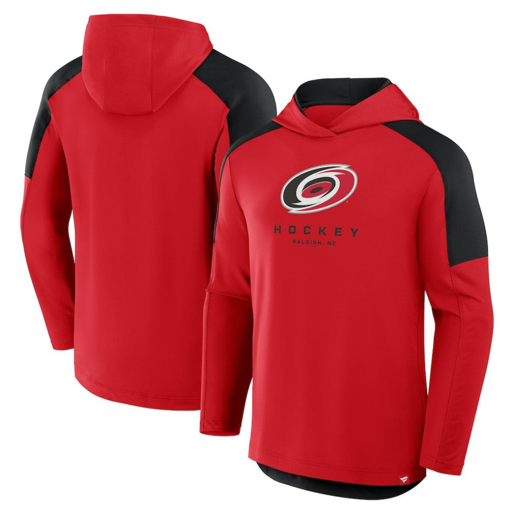 Carolina Hurricanes Fanatics Meta Game Transitional Pullover Hoodie - Red Hoodies