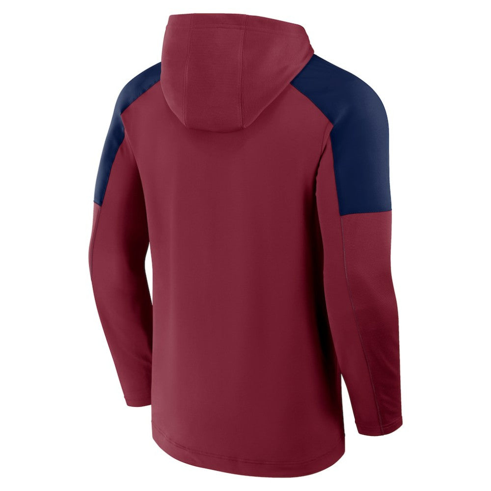 Colorado Avalanche Fanatics Meta Game Transitional Pullover Hoodie - Burgundy Hoodies