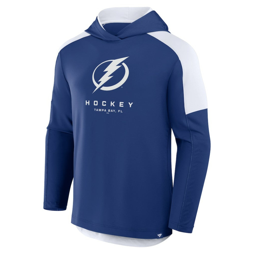 Tampa Bay Lightning Fanatics Meta Game Transitional Pullover Hoodie - Blue Hoodies