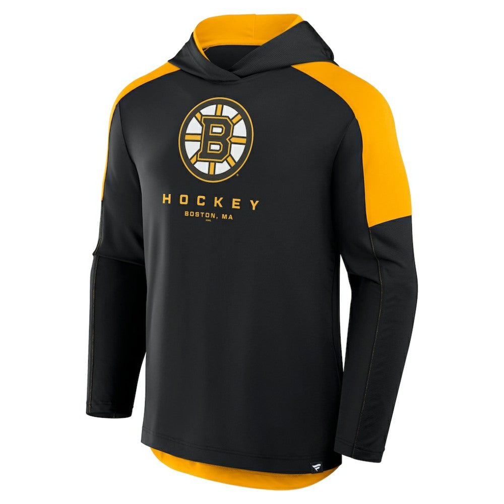 Boston Bruins Fanatics Meta Game Transitional Pullover Hoodie - Black Hoodies