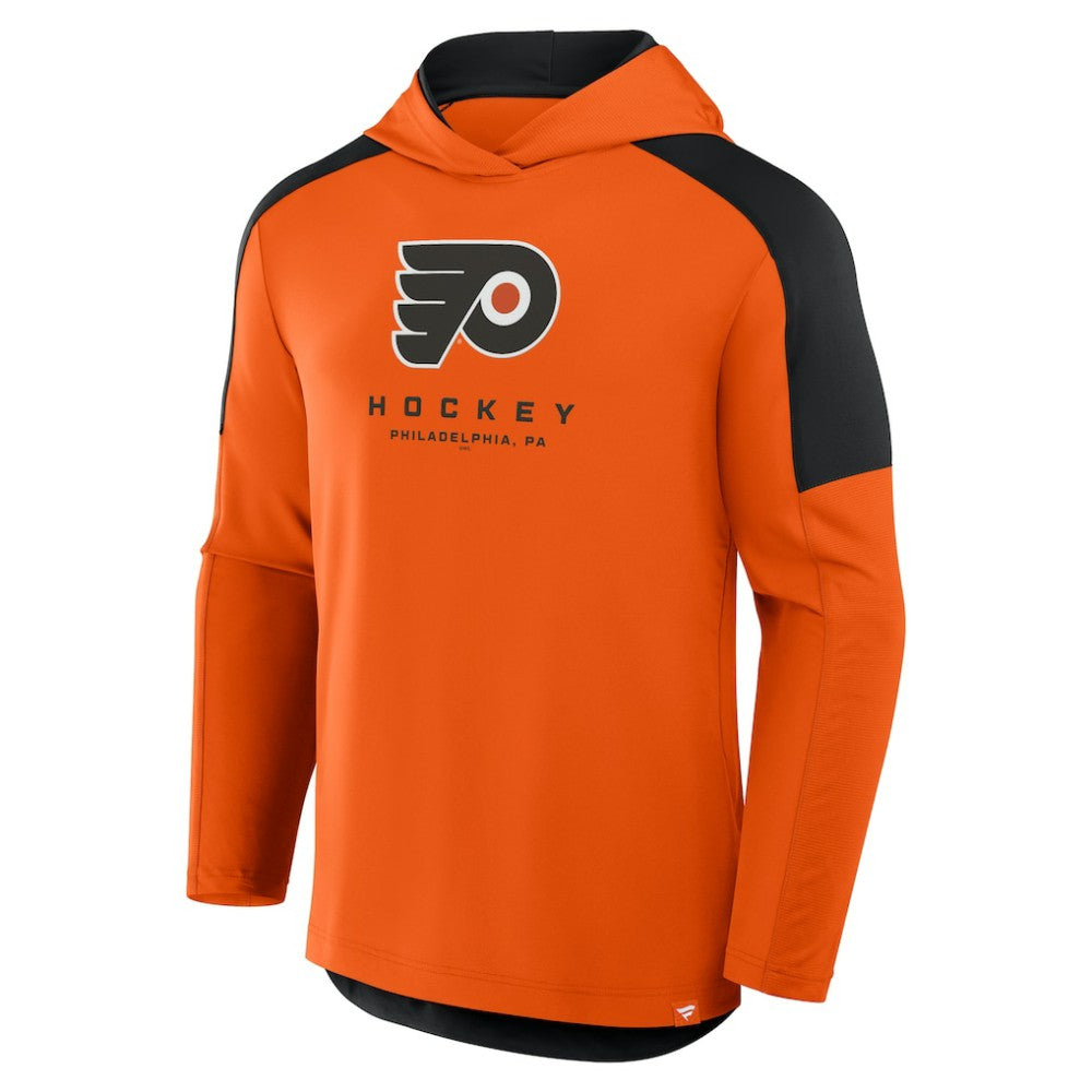 Philadelphia Flyers Fanatics Meta Game Transitional Pullover Hoodie - Orange Hoodies