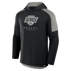 Los Angeles Kings Fanatics Meta Game Transitional Pullover Hoodie - Black Hoodies