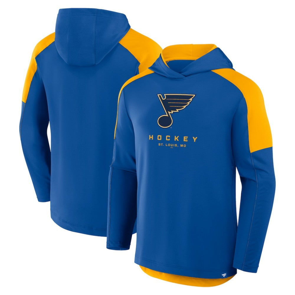 St. Louis Blues Fanatics Meta Game Transitional Pullover Hoodie - Royal Hoodies