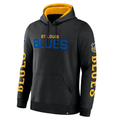 St. Louis Blues Fanatics Big City Legacy Fleece Pullover Hoodie - Black Hoodies