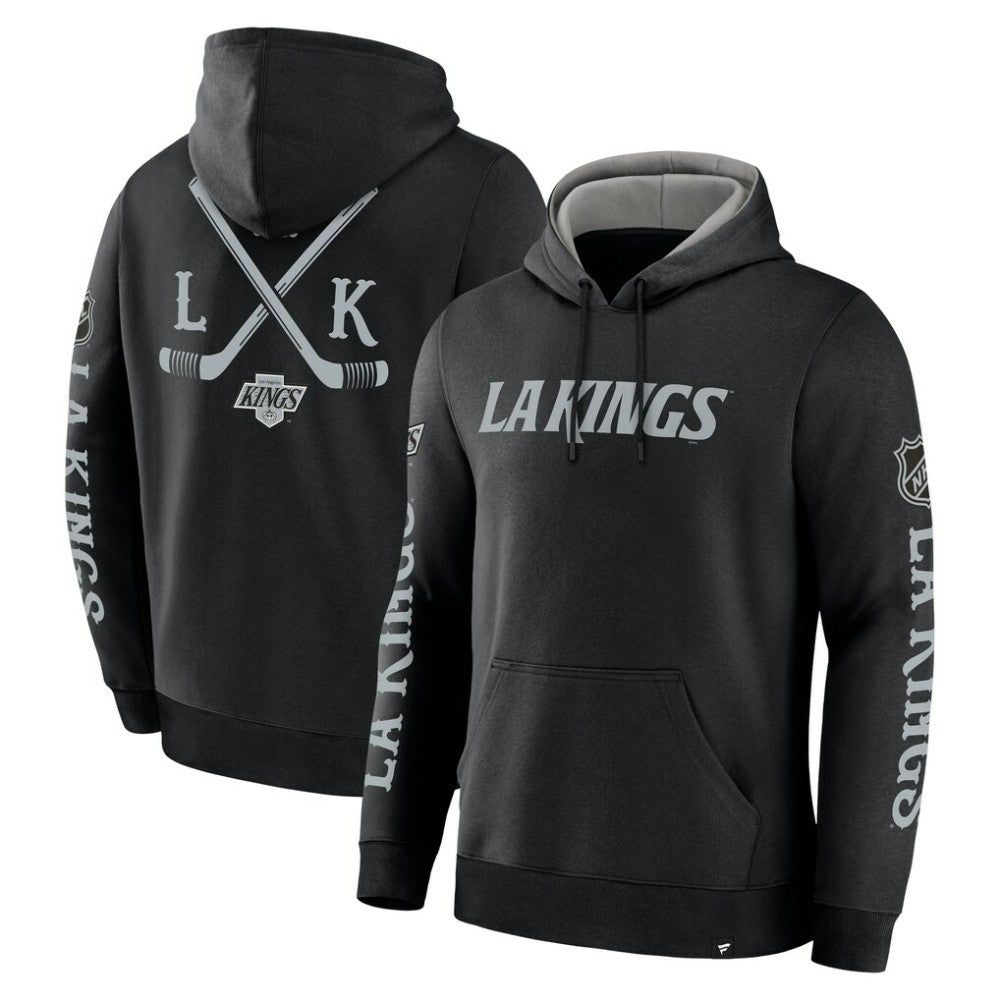 Los Angeles Kings Fanatics Big City Legacy Fleece Pullover Hoodie - Black Hoodies