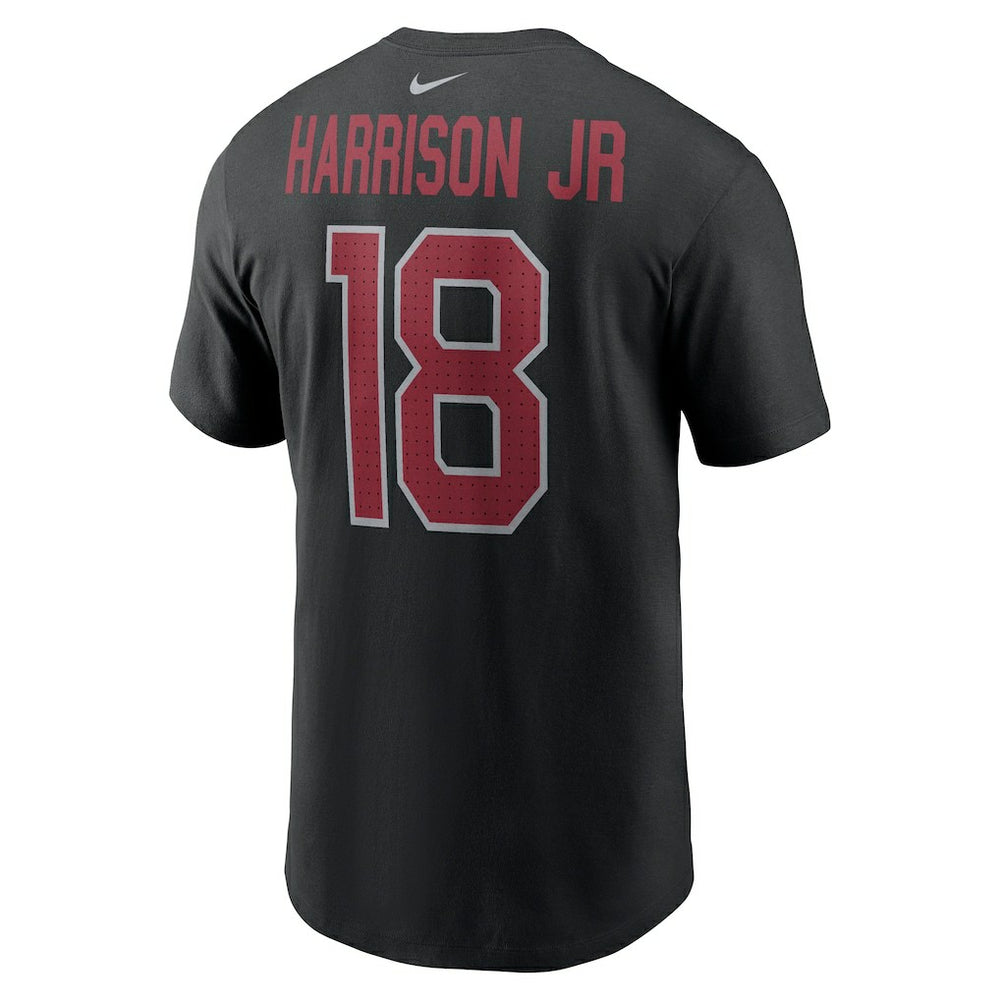 Marvin Harrison Jr. Arizona Cardinals Player Name & Number T-Shirt - Black cheap