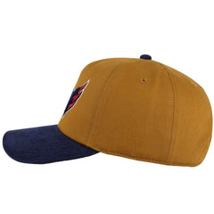 Washington Capitals American Needle Burnett Adjustable Hat - Tan/Navy Hats