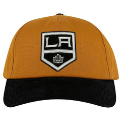 Los Angeles Kings American Needle Burnett Adjustable Hat - Tan/Black Hats
