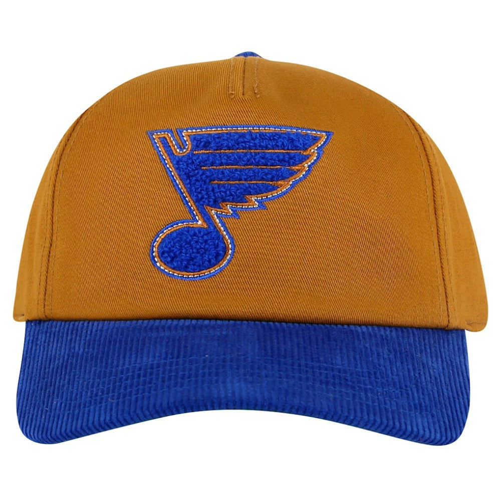 St. Louis Blues American Needle Burnett Adjustable Hat - Tan/Blue Hats