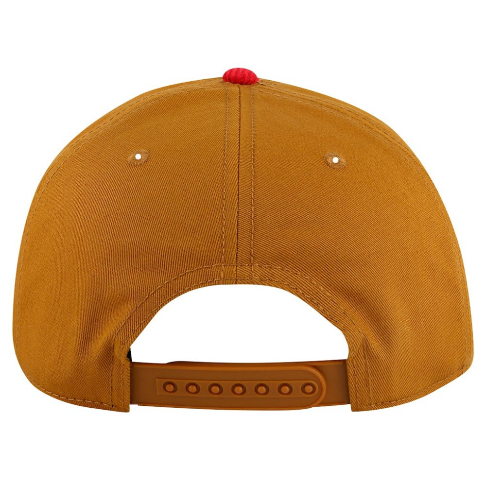 Detroit Red Wings American Needle Burnett Adjustable Hat - Tan/Red Hats