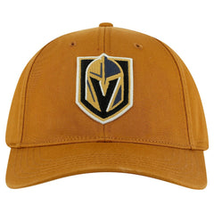 Vegas Golden Knights American Needle Hepcat Washed Twill Adjustable Hat - Tan Hats