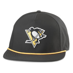 Pittsburgh Penguins American Needle Buxton Pro Tech Adjustable Hat - Black Hats