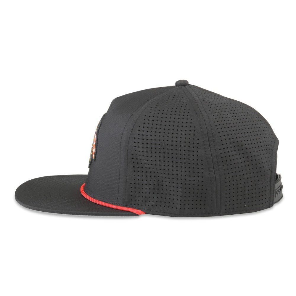 Chicago Blackhawks American Needle Buxton Pro Tech Adjustable Hat - Black Hats