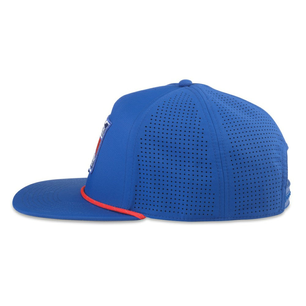 New York Rangers American Needle Buxton Pro Tech Adjustable Hat - Blue Hats