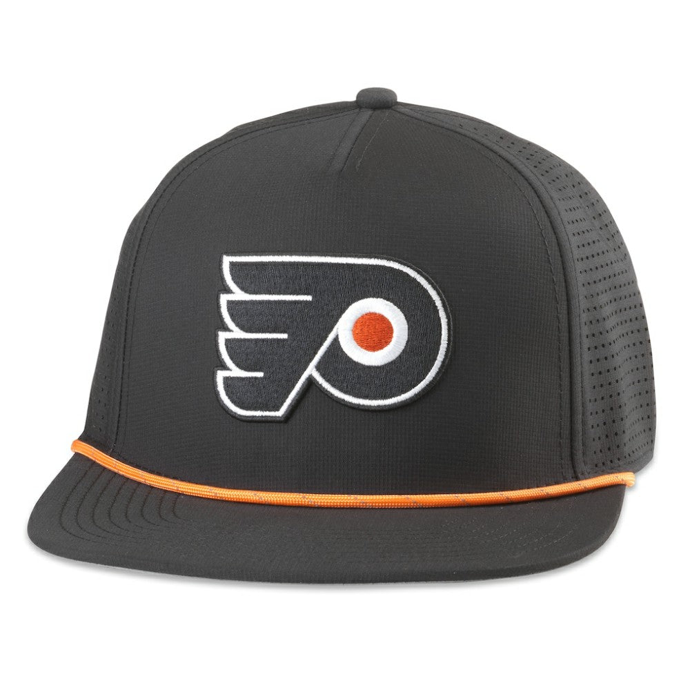 Philadelphia Flyers American Needle Buxton Pro Tech Adjustable Hat - Black Hats