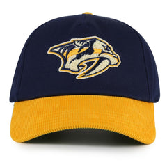Nashville Predators American Needle Burnett Adjustable Hat - Navy/Gold Hats
