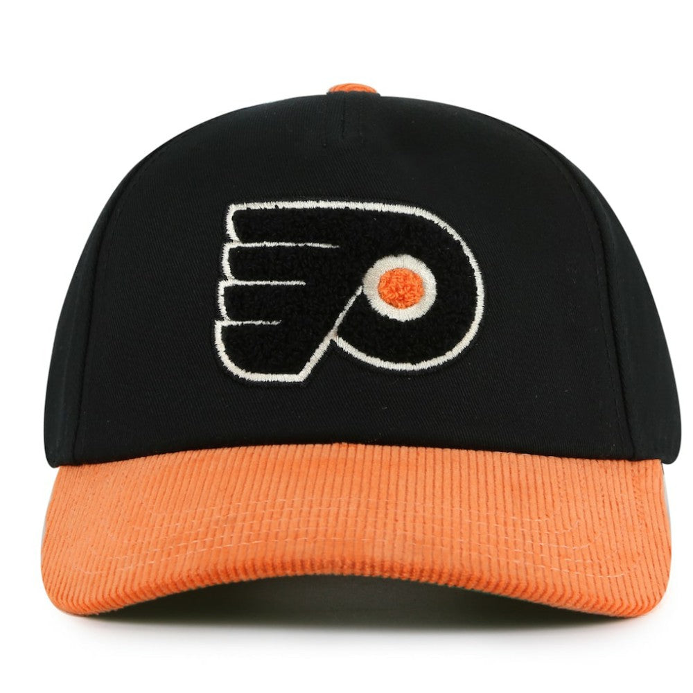 Philadelphia Flyers American Needle Burnett Adjustable Hat - Black/Orange Hats