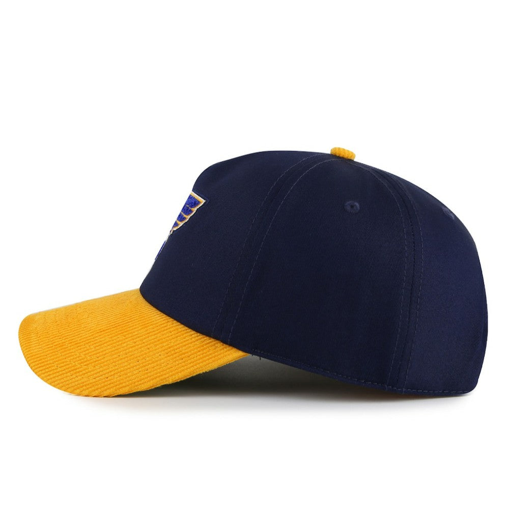 St. Louis Blues American Needle Burnett Adjustable Hat - Navy/Gold Hats