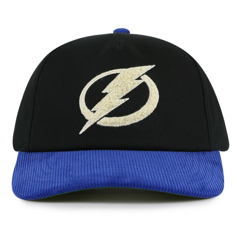 Tampa Bay Lightning American Needle Burnett Adjustable Hat - Black/Blue Hats