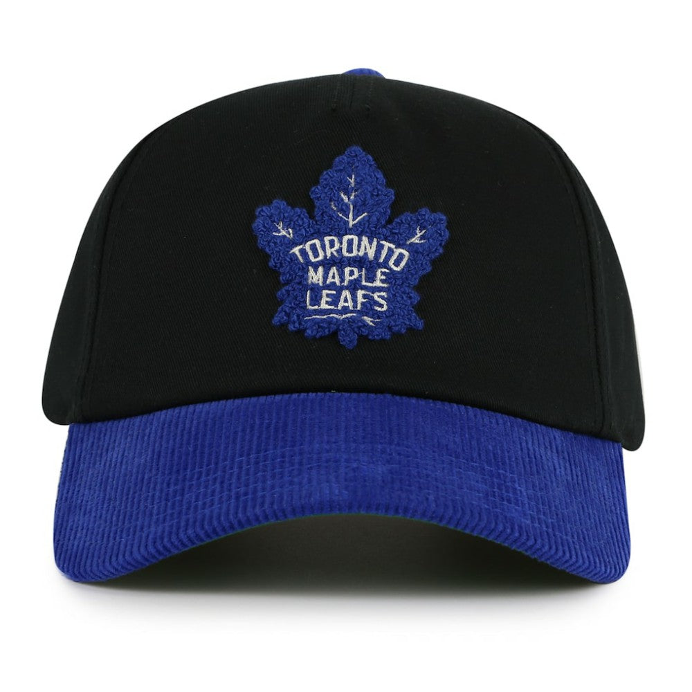Toronto Maple Leafs American Needle Burnett Adjustable Hat - Black/Blue Hats