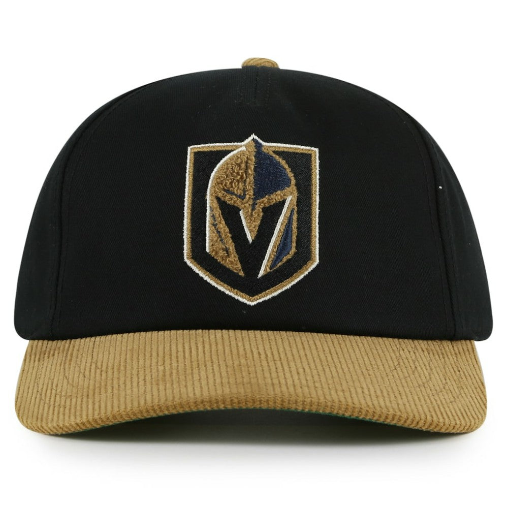 Vegas Golden Knights American Needle Burnett Adjustable Hat - Black/Gold Hats