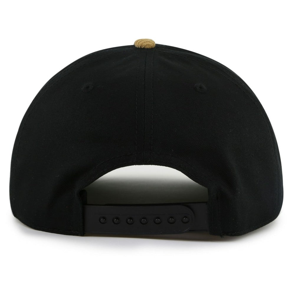 Vegas Golden Knights American Needle Burnett Adjustable Hat - Black/Gold Hats