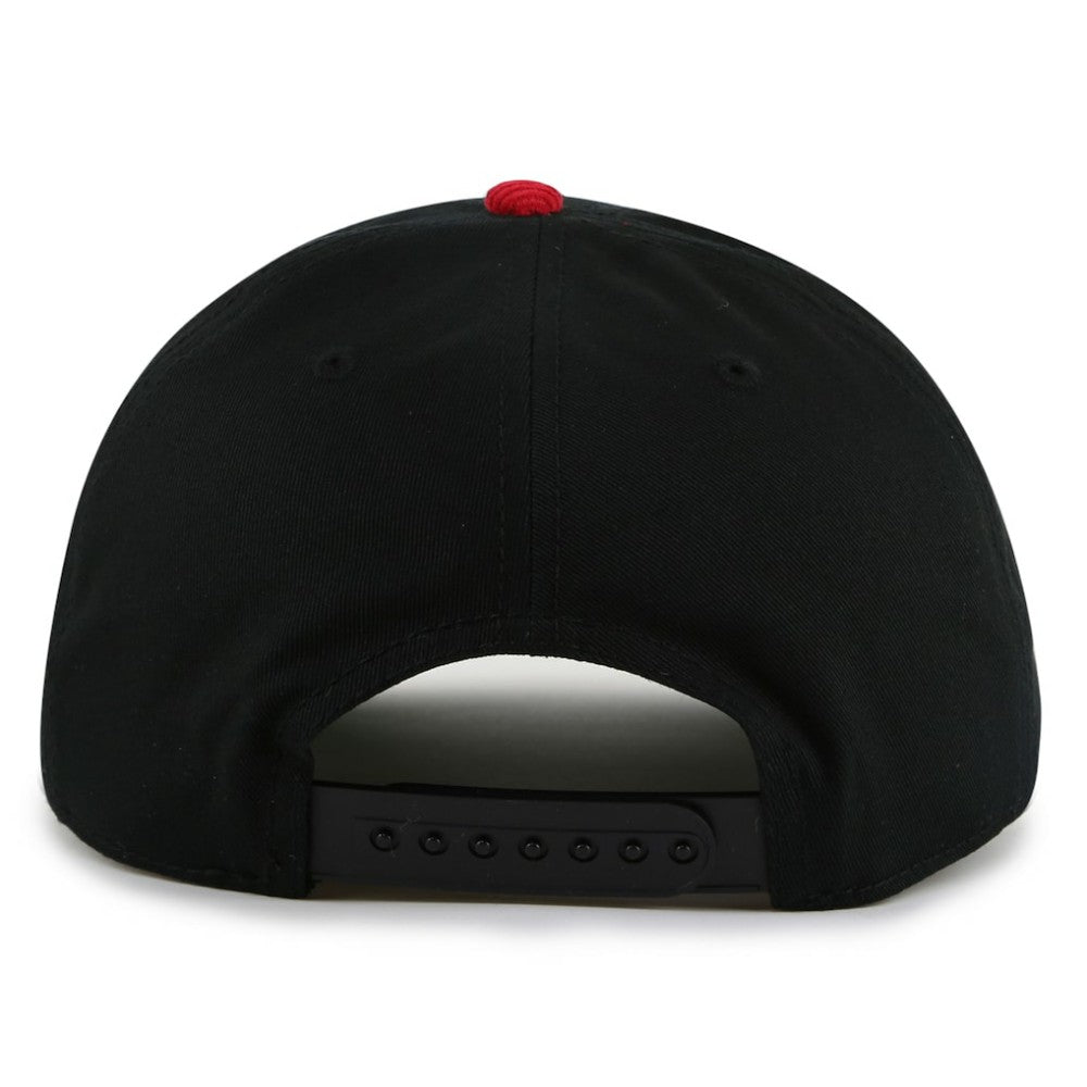 Chicago Blackhawks American Needle Burnett Adjustable Hat - Black/Red Hats