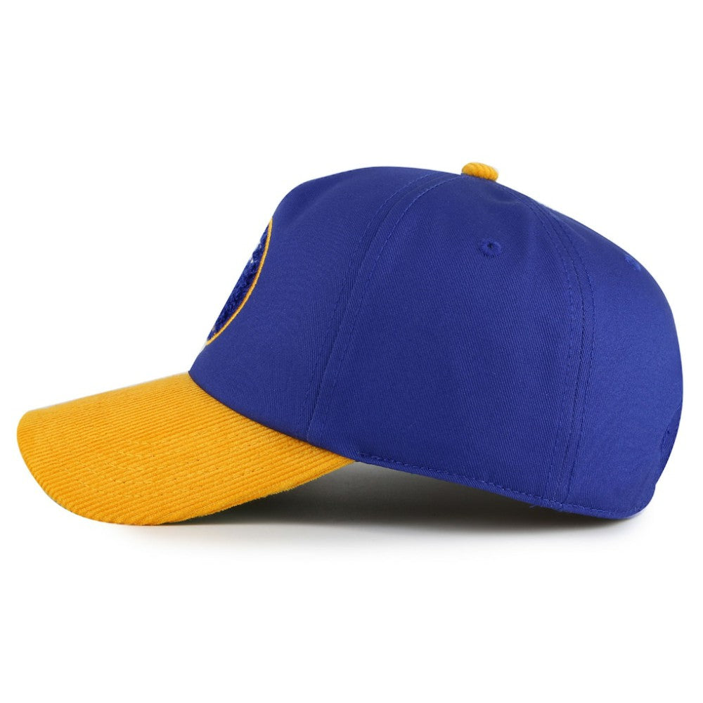 Buffalo Sabres American Needle Burnett Adjustable Hat - Royal/Gold Hats