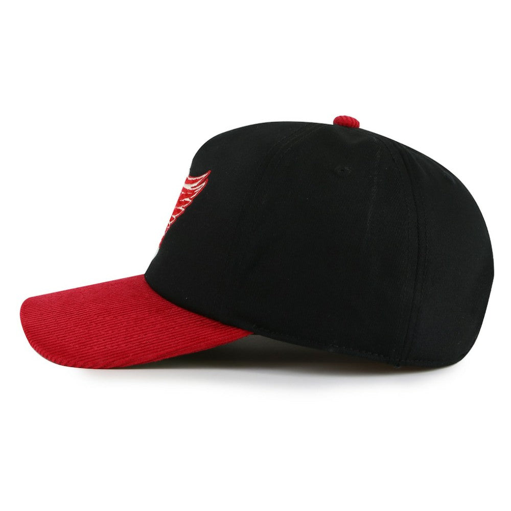 Detroit Red Wings American Needle Burnett Adjustable Hat - Black/Red Hats