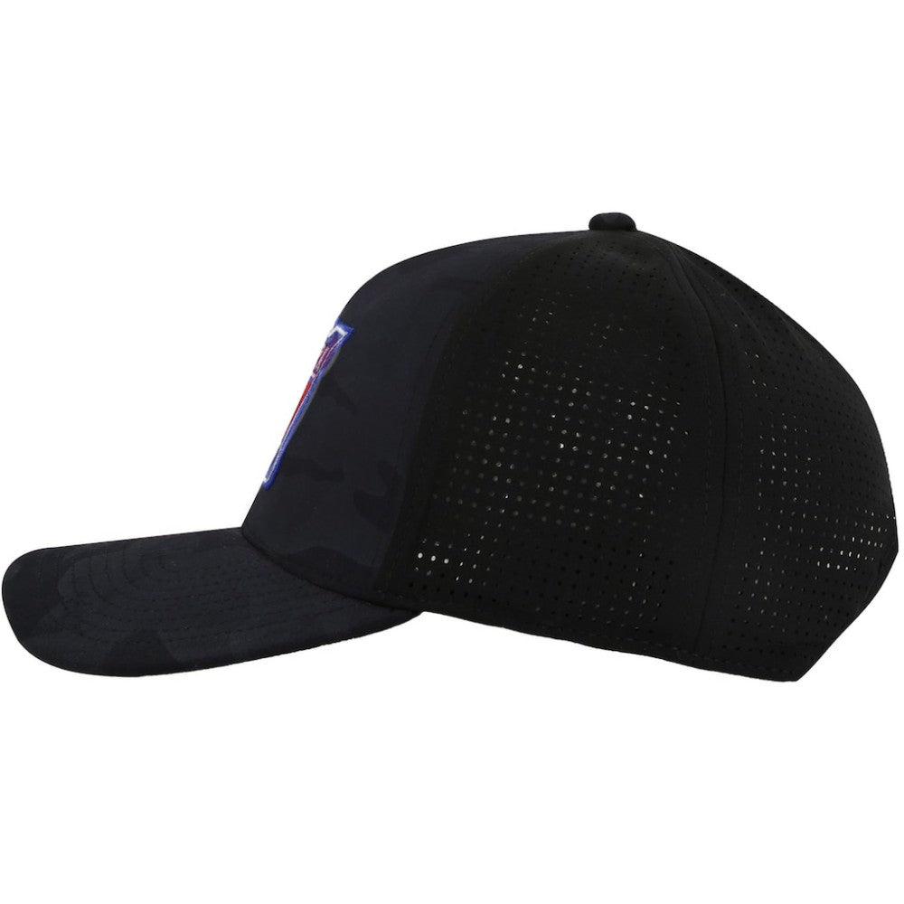 New York Rangers American Needle Valin Camo Super Tech Vented Adjustable Hat - Black Hats