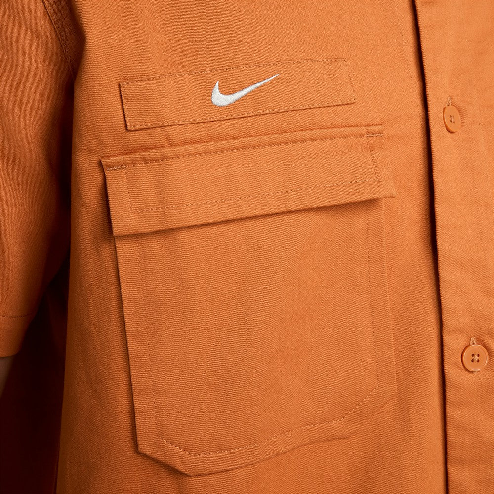 Club America CA x CA Woven Button-Down Shirt - Burnt Orange sale
