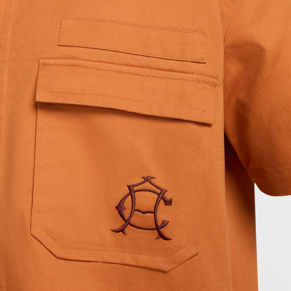 Club America CA x CA Woven Button-Down Shirt - Burnt Orange sale