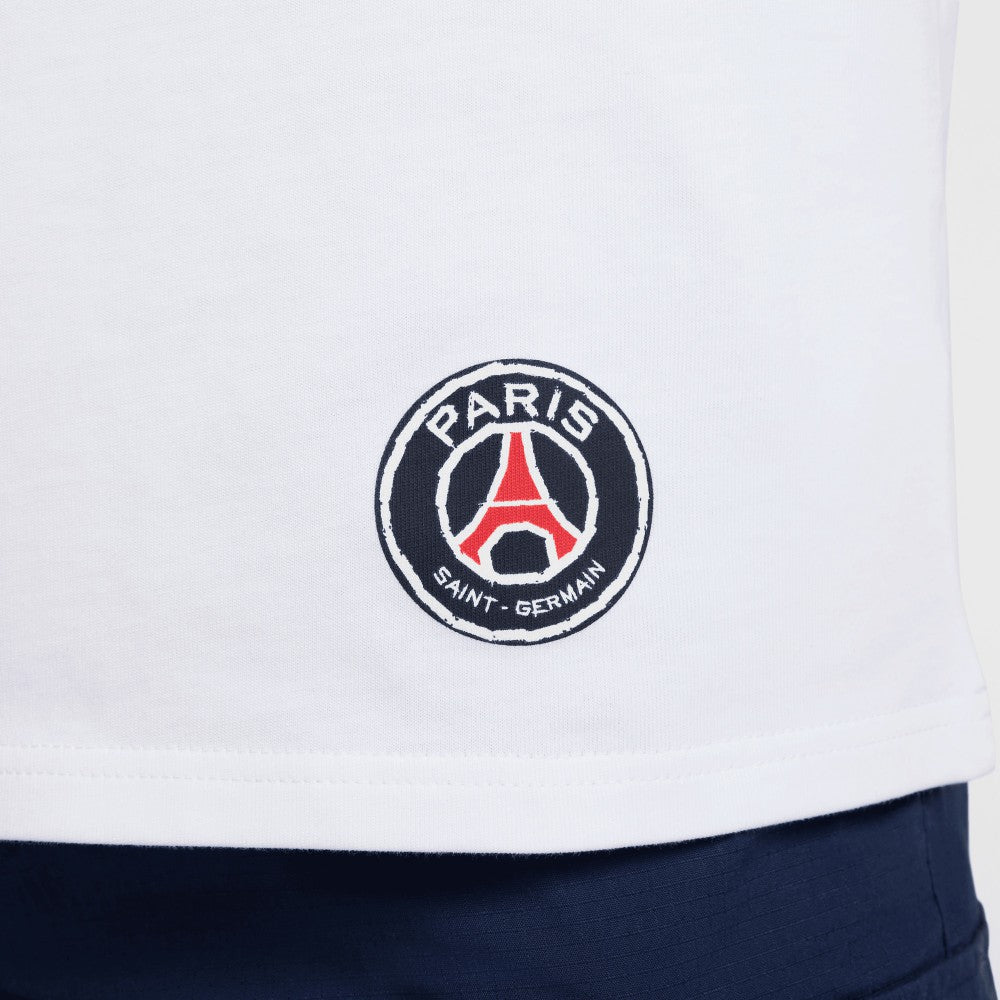 Paris Saint-Germain Swoosh T-Shirt - White outlet
